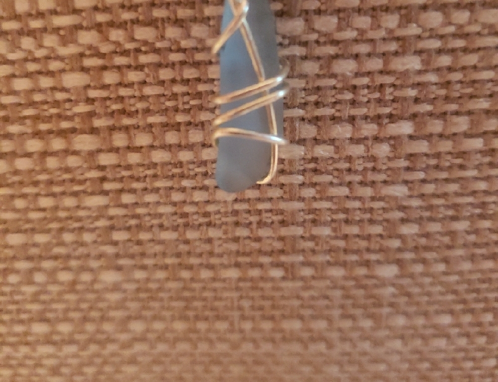 Handmade Seaglass Pendant & Necklace - Picture 3 of 6
